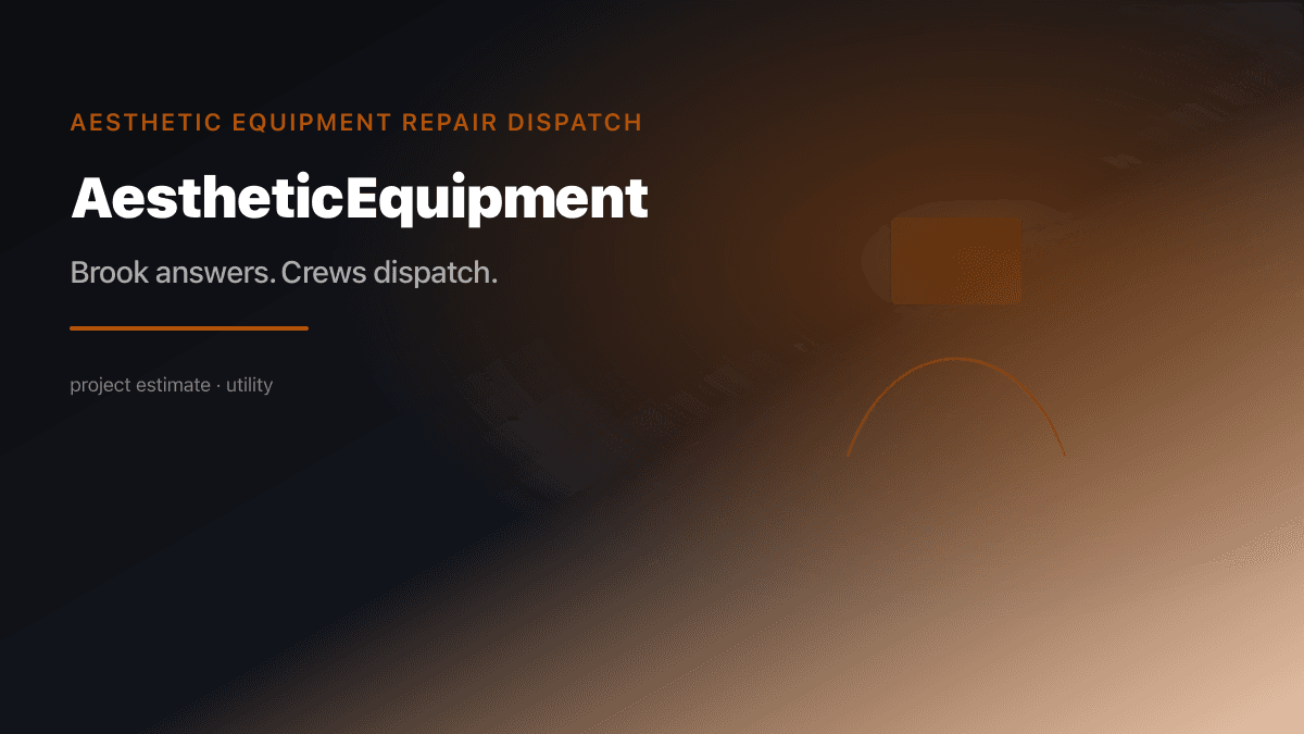 Aesthetic Equipment Dispatch preview